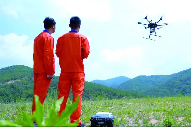 弋江无人机倾斜摄影巡检拍摄